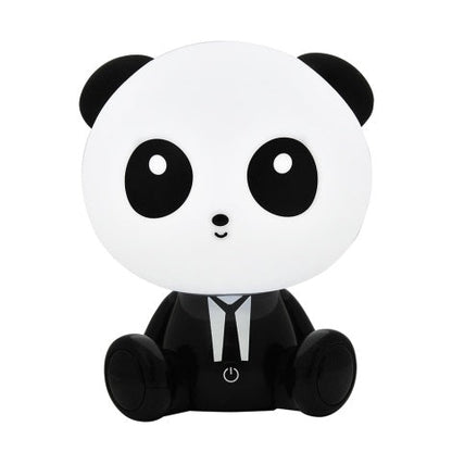 Lampa de veghe pentru copii, design Urs Panda, Alb-Negru, 24 cm, 2.5W-230V, AMA