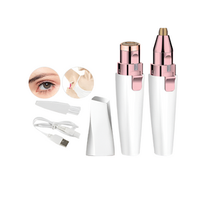 Epilator facial reincarcabil cu 2 capete