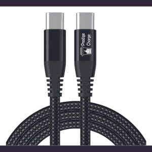 Cablu USB la USB-C PD 60W PRESTIGE CHARGE, Transfer Date si Incarcare SuperFastCharge 25W/45W, Compatibil iPhone 15/16/17, Samsung si Tableta, 2m, Neg