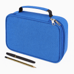 Penar tip geantă 4 compartimente, 72 accesorii, albastru – ZEQAS