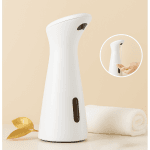 Dozator automat săpun lichid, touchless, 200 ml, alb – ZEQAS