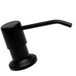 Dozator încorporat săpun/detergent lichid, inox, negru – ZEQAS