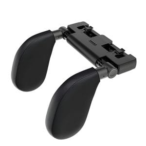 Tetieră auto ergonomică cu spumă memorie, piele eco, negru – ZEQAS ID: 18056