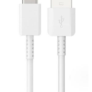 Cablu USB la USB-C PRESTIGE CHARGE, Transfer Date si Incarcare FastCharge QC 3.0, Max 3A, Compatibil Telefon, Tableta, Silicon Premium, 1m, Alb
