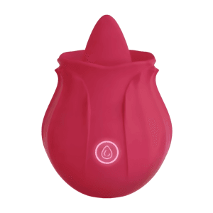 Vibrator pentru clitoris si sani Blossom Stimulator Red