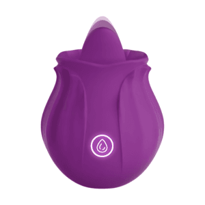 Vibrator pentru clitoris si sani Blossom Stimulator Purple
