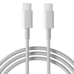 Cablu USB-C la USB-C PD 60W, PRESTIGE CHARGE, Transfer Date si Incarcare SuperFastCharge 25W/45W, TPE PREMIUM, Type C, 1m, Alb