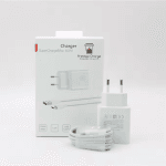 Incarcator Retea SuperCharge 40W PRESTIGE CHARGE, Iesire USB, pentru Huawei/Honor, Cablu USB la USB-C 5A Inclus, 1m, Alb