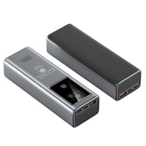 Baterie Externa Adventure, PRESTIGE CHARGE, 20.000 mAh, 100W dual-output, 2*USB-C PD , USB QC 3.0, Display Smart, Afisare Putere, Incarcare Laptop, Te