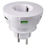 Priza 5 in 1, Freenet, cu 4 x USB si 220V, Fast Charge si Organizator Cabluri