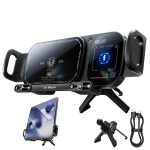 Suport Auto Telefon Incarcare Wireless 15W Fast Charge, PRESTIGE CHARGE®, Rotire Automata 90°, Prindere Automata cu Senzor Inteligent, Tehnologie Inca