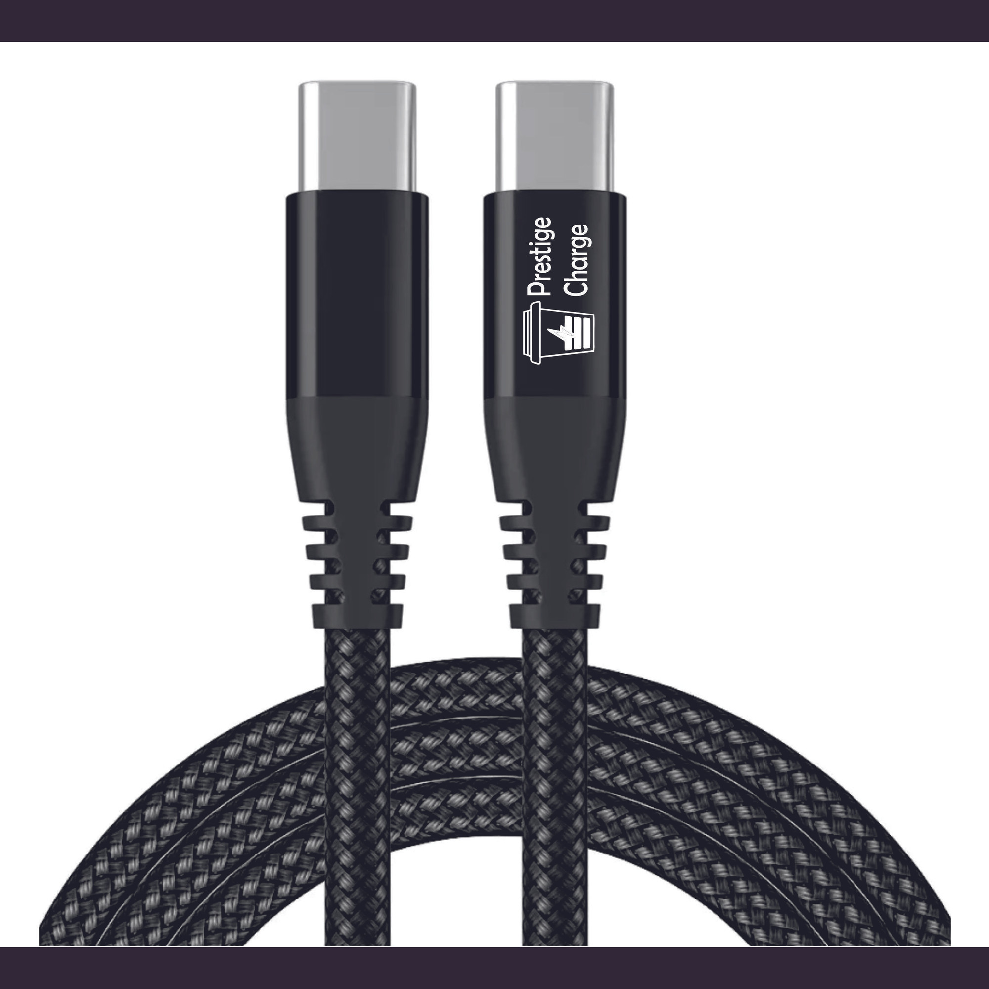 Cablu USB-C la USB-C PD 60W PRESTIGE CHARGE, Transfer Date si Incarcare SuperFastCharge 25W/45W, Compatibil iPhone 15/16/17, Samsung si Tableta, 1m, N