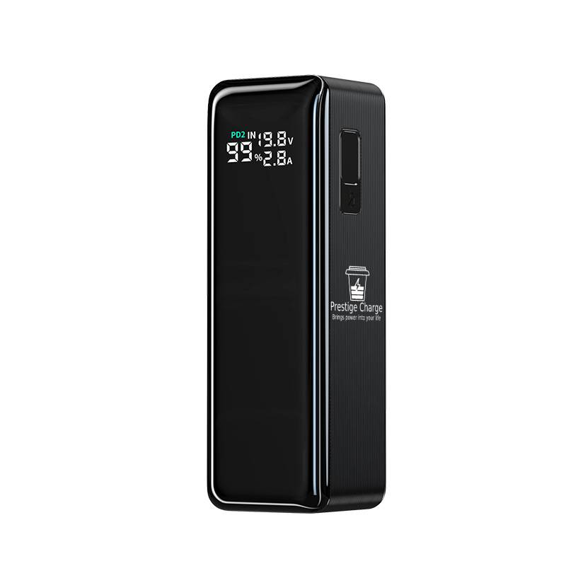 Baterie Externa Adventure, PRESTIGE CHARGE, 27.000mAh, 160W dual-output, 2 x USB-C PD 80W, USB QC 3.0, Display Smart, afisare putere, pentru Avion, Ca