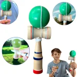 Kendama Lemn Artar Pro, Traditional Japonez, Joc Echilibru, Finisaj Natural Coordonare, Concentrare, Dezvoltare Motrica, Copii, Adolescenti, Jucarie E
